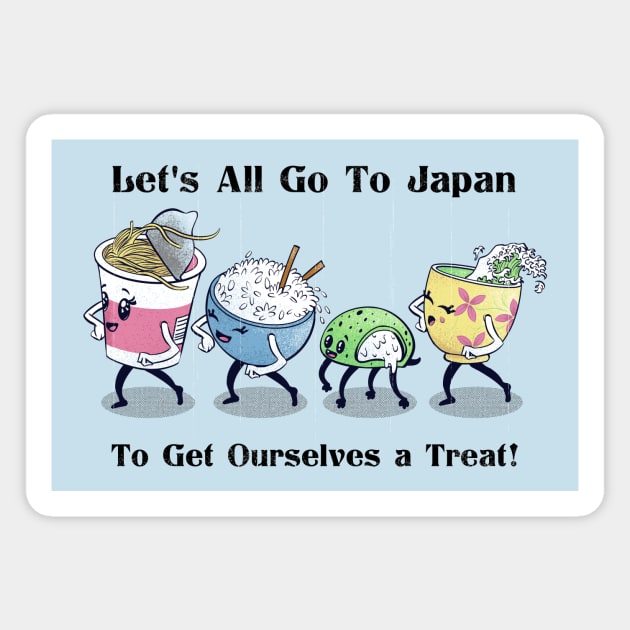 Japanese Treat Magnet by stevenlefcourt